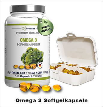 Omega 3 Algenöl Dose